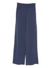 Lanvin Knitted Trousers In Blue