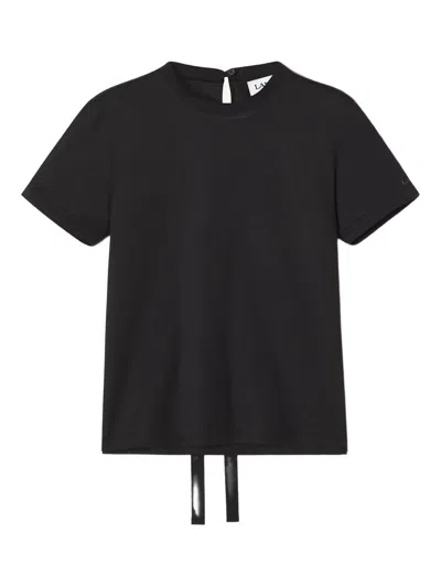 LANVIN LANVIN KNOT DETAIL T-SHIRT CLOTHING