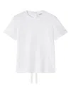 Lanvin Knot Detail T-shirt Clothing In White