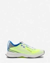 Lanvin L-i Mesh Sneakers In Optic White/green