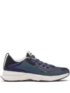 Lanvin Navy L-i Mesh Sneakers In 蓝色
