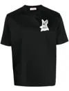 Lanvin T-shirt E Polo Nero In Black