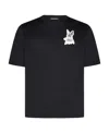Lanvin L Rabbit Patch T-shirt In Black