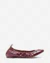 Lanvin Ruch Detailed Slip In Burgundy