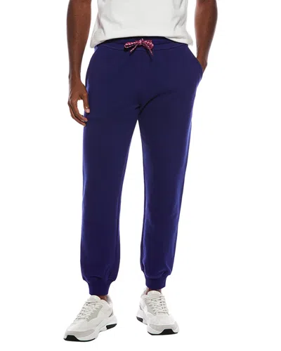 Lanvin Drawstring-waistband Detail Track Pants In Blue