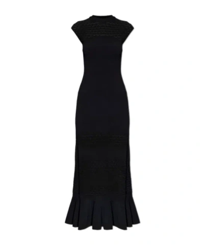 LANVIN LANVIN LACE DETAILED MAXI DRESS