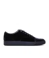 Lanvin Lace-up Low-cut Casual Shoes In Black
