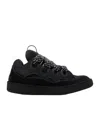 Lanvin Lace-up Low-cut Casual Sneakers In Black