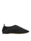 Lanvin Women's Lace Up Slipper Sandal In Black
