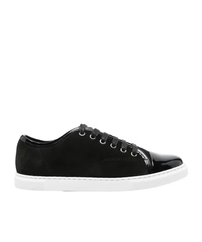 Lanvin Lace-up Sneakers In Black