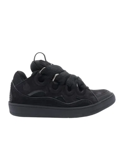 Lanvin Lace-up Sneakers In Black