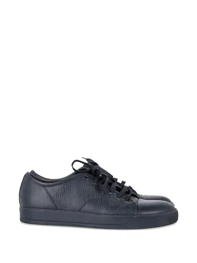 Pre-owned Lanvin Lace-up Sneakers In Blue