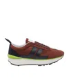 Lanvin Nylon Sneakers Suede Accents In Multi