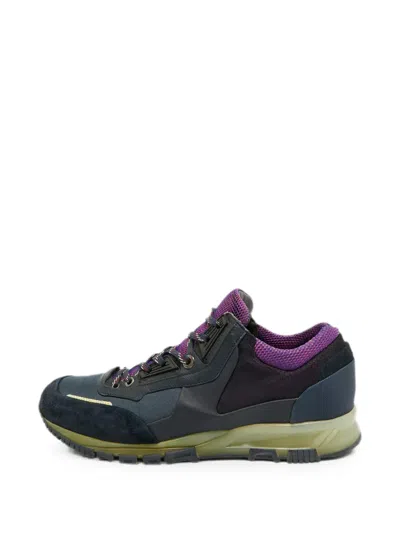 Pre-owned Lanvin Lace-up Sneakers In Blue