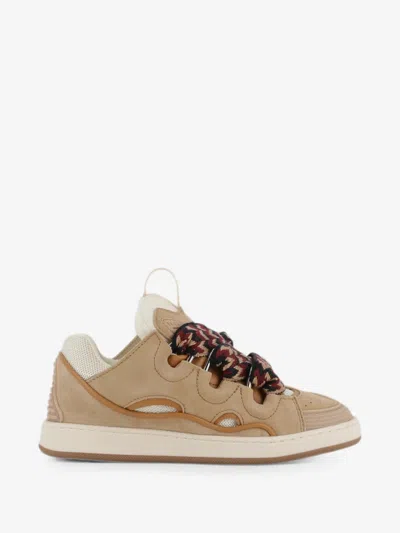 Lanvin Lace-up Sneakers For Boys With Perforated Toe In Animal Print