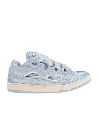 Lanvin Lace-up Sneakers In Gray
