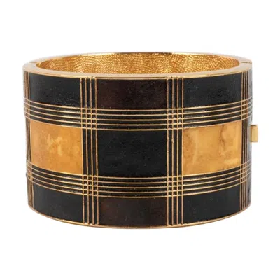 Pre-owned Lanvin Lacquered Cuff Bracelet In Multi