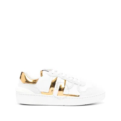 LANVIN LANVIN LADIES CLAY LOW TOP LEATHER SNEAKER