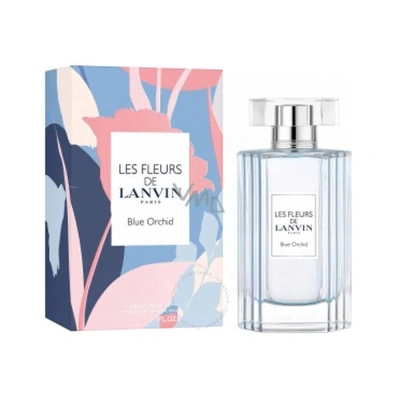 Lanvin Ladies Les Fleurs De  Blue Orchid Edt Spray 1.7 oz Fragrances 3386460127264 In White