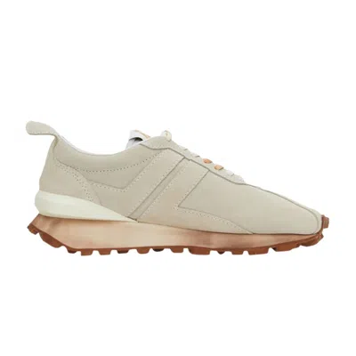 Pre-owned Lanvin Bumpr Sneaker 'camel' | Grey | Men's Size 46