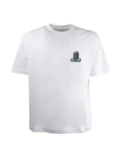 Lanvin Capsule T-shirt Man T-shirt White Size L Cotton
