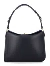 Lanvin Structured Leather Shoulder Bag In Blue