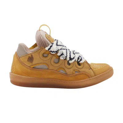 Pre-owned Lanvin Curb Sneaker 'honey' | Brown | Men's Size 39
