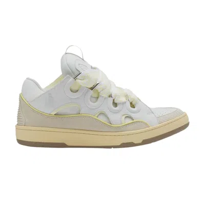 Pre-owned Lanvin Curb Sneaker 'white Beige' | Men's Size 41