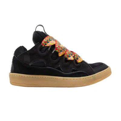 Pre-owned Lanvin Curb Sneakers 'black Gum' | Men's Size 41