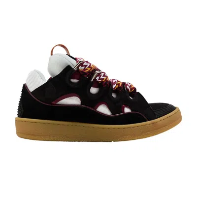 Pre-owned Lanvin Curb Sneakers 'black Honey' | Men's Size 43