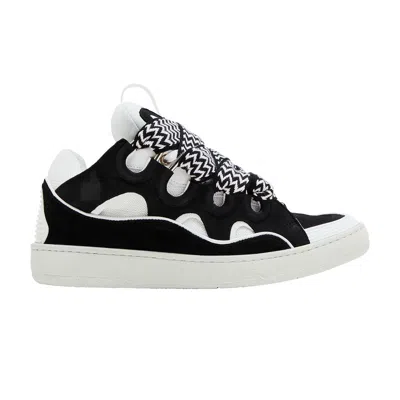Pre-owned Lanvin Curb Sneakers 'black White' | Men's Size 44