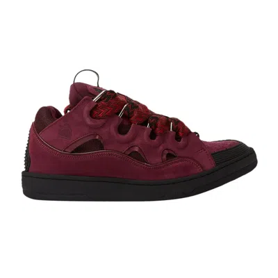 Pre-owned Lanvin Curb Sneakers 'burgundy' | Red | Men's Size 45