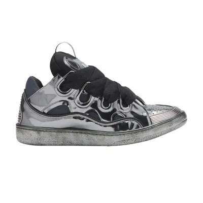 Pre-owned Lanvin Curb Sneakers 'canon Fusil' | Silver | Men's Size 41