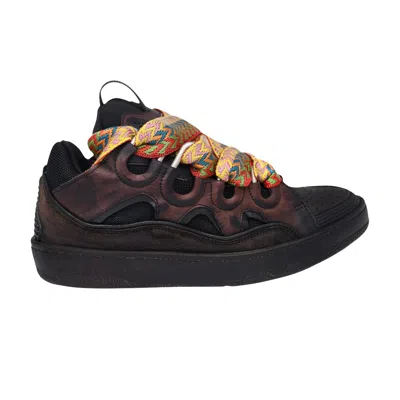 Pre-owned Lanvin Curb Sneakers 'distressed - Black' | Men's Size 44