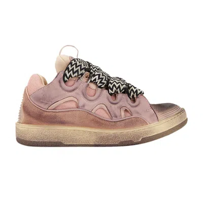 Pre-owned Lanvin Curb Sneakers 'distressed - Pink' | Men's Size 44