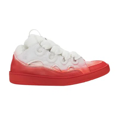 Pre-owned Lanvin Curb Sneakers 'gradient Red' | Men's Size 43