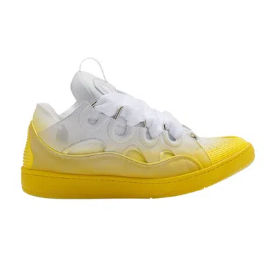 Pre-owned Lanvin Curb Sneakers 'gradient Yellow' | Men's Size 42