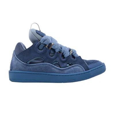 Pre-owned Lanvin Curb Sneakers 'monochrome - Cornflower' | Blue | Men's Size 43