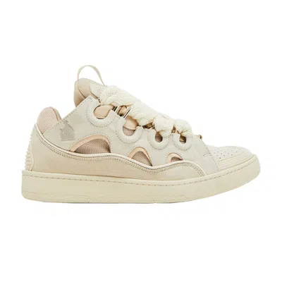 Pre-owned Lanvin Curb Sneakers 'monochrome - Peach' | Cream | Men's Size 43