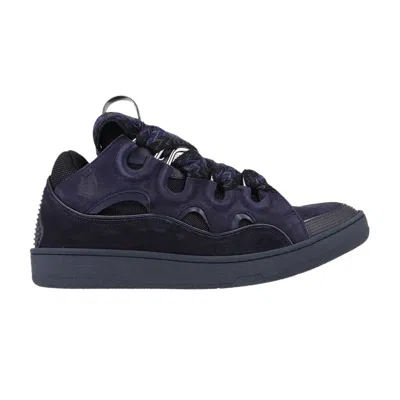 Pre-owned Lanvin Curb Sneakers 'navy Blue' | Men's Size 41