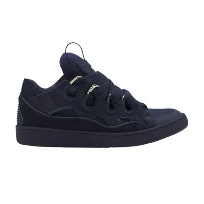 Pre-owned Lanvin Curb Sneakers 'navy Blue' | Men's Size 43