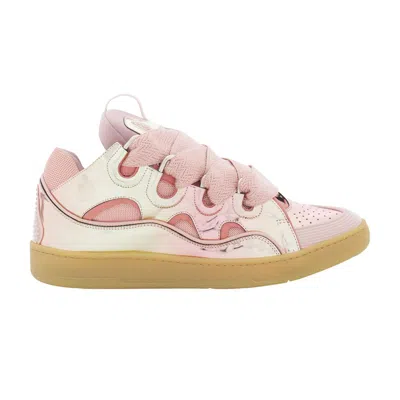 Pre-owned Lanvin Curb Sneakers 'specchio Degrade Effect - Dusty Rose' | Pink | Men's Size 44