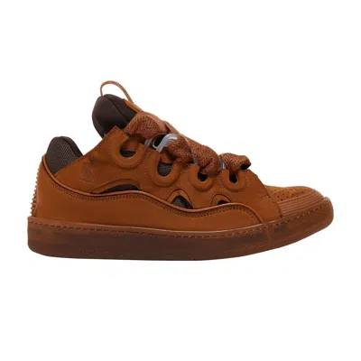 Pre-owned Lanvin Curb Sneakers 'tan' | Men's Size 41 In Brown