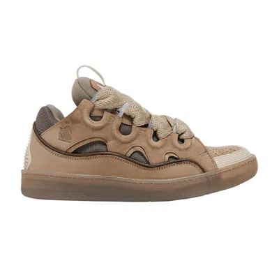 Pre-owned Lanvin Curb Sneakers 'taupe' | Brown | Men's Size 42