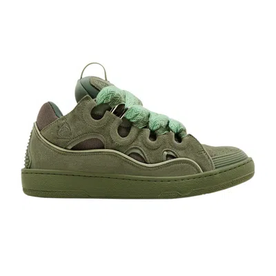 Pre-owned Lanvin Curb Sneakers 'vert De Gris' | Green | Men's Size 42