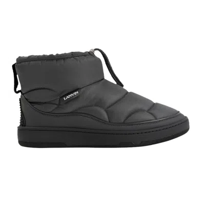 Pre-owned Lanvin Curb Snow Boots 'loden' | Grey | Men's Size 35