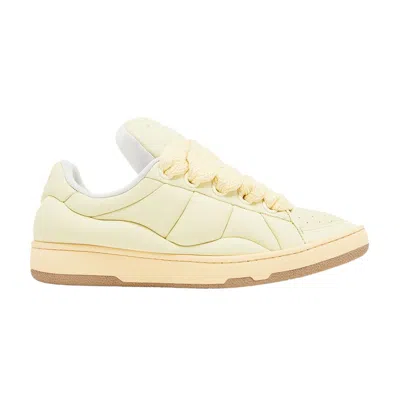 Pre-owned Lanvin Curb Xl Sneaker 'chamomile' | Cream | Men's Size 42 In White