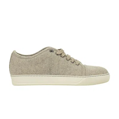 Pre-owned Lanvin Dbb1 Sneaker 'beige' | Cream | Men's Size 39 In White