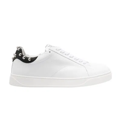 Pre-owned Lanvin Ddb0 Sneaker 'studded - White Jet Black' | Men's Size 43