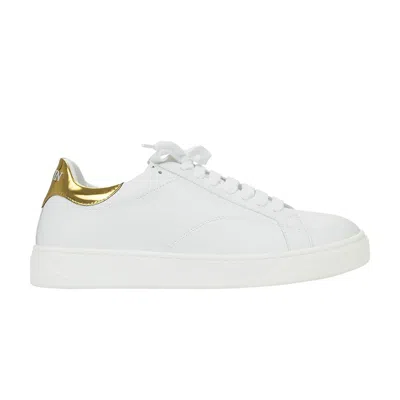 Pre-owned Lanvin Ddb0 Sneaker 'white Gold' | Men's Size 46